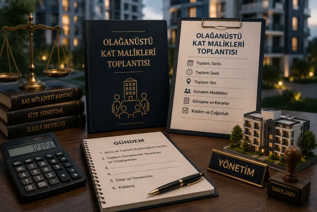 Site ve Apartmanlarda Olağanüstü Kat Malikleri Kurul Toplantısı